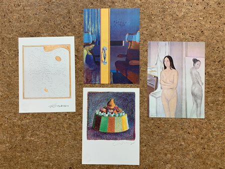 AUTORI VARI (GRIBAUDO, CREMONINI, MENZIO E CARUSO) - Lotto unico composto da 4 opere