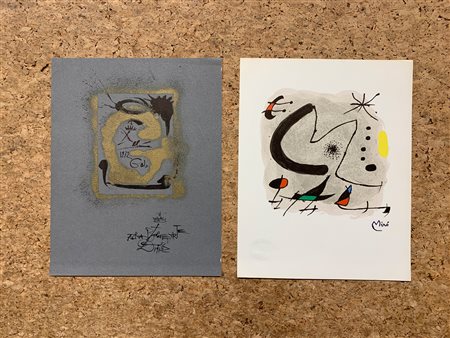 AUTORI VARI (MIRÒ E DALÌ) - Lotto unico composto da 2 opere