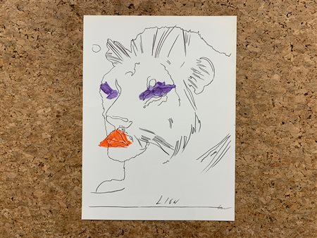 ANDY WARHOL (1928-1987) - Il leone, Aprile - Maggio 1975