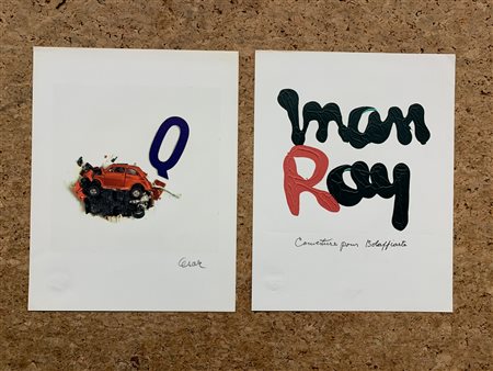 AUTORI VARI (CÉSAR E MAN RAY) - Lotto unico composto da 2 opere