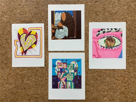 AUTORI VARI (ALBERTI, MIGNECO, KODRA E NESPOLO) - Lotto unico composto da 4 opere