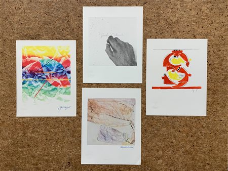 AUTORI VARI (ROSENQUIST, PAOLINI, RAUSCHENBERG E SUTHERLAND) - Lotto unico composto da 4 opere