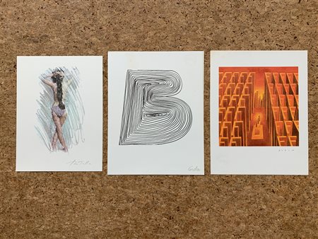 AUTORI VARI (ROTELLA, CEROLI E FOLON) - Lotto unico composto da 3 opere