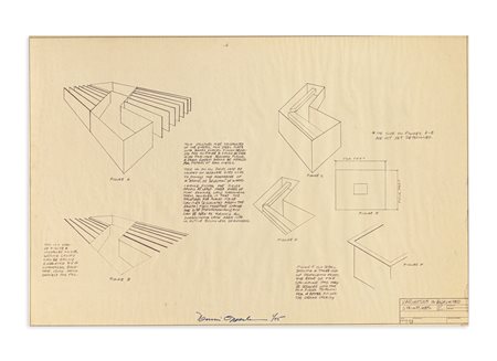 DENNIS OPPENHEIM (1938-2011) - Variations on Excavated Structures, 1697
