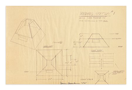 DENNIS OPPENHEIM (1938-2011) - Viewing station, 1967