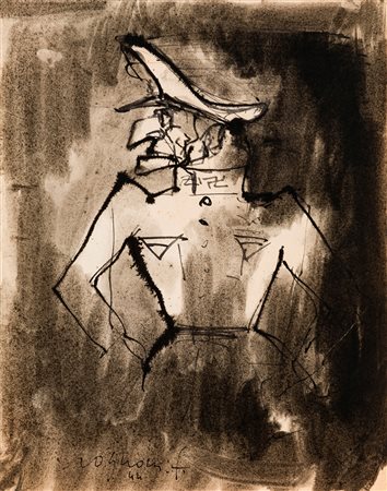 FRANCO ROGNONI (1913-1999) - Senza Titolo, 1944