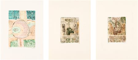 FRANCA GHITTI (1932-2012) - Lotto unico di 3 opere grafiche: