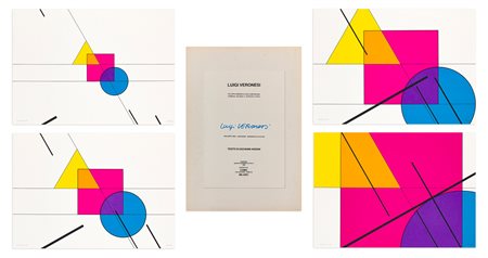 LUIGI VERONESI (1908-1998) - Sviluppo armonico di una composizione primaria secondo il rapporto aureo. Sviluppo - 1985