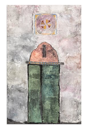 PIERO MOSTI (1941) - Portone e muro veneziano