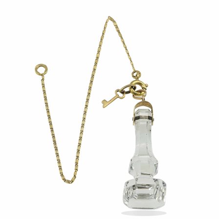 Sigillo in cristallo di rocca con chiave