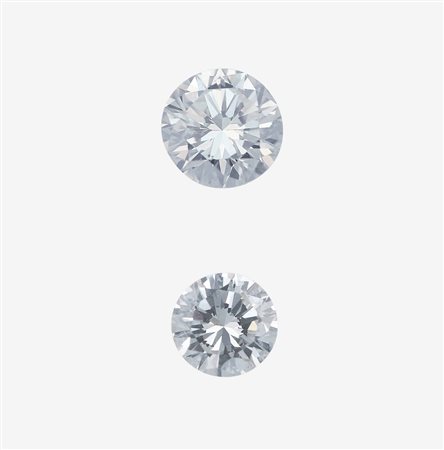 Diamante taglio brillante di ct 0.74