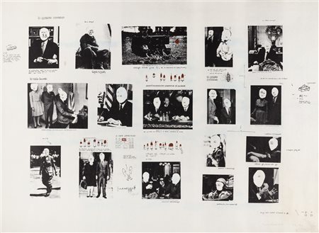 Gianfranco Baruchello (Livorno 1924)  - Campionamento casuale di classe, 1972