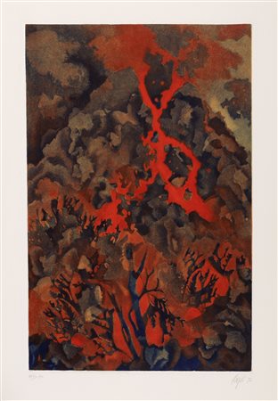 Corrado Cagli (Ancona 1910-Roma 1976)  - Eruzione, 1974