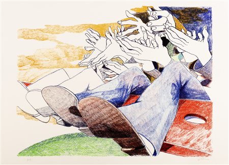 Ennio Calabria (Tripoli 1937)  - 2 fogli