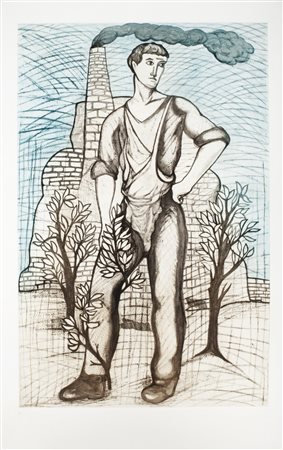 Sandro Chia (Firenze 1946)  - Lavoratore