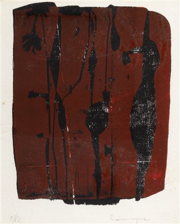 Pietro Consagra (Mazara del Vallo 1920-Milano 2005)  - Composizione rossa