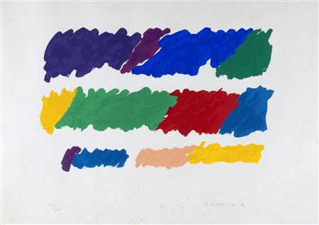 Piero Dorazio (Roma 1927-Perugia 2005)  - Prove di colori, 1971/'73