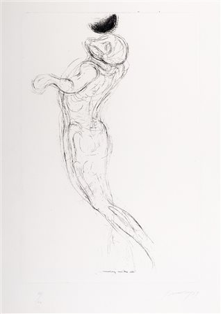 Piero Guccione (Scicli 1935-Modica 2018)  - Un attimo prima, 1969