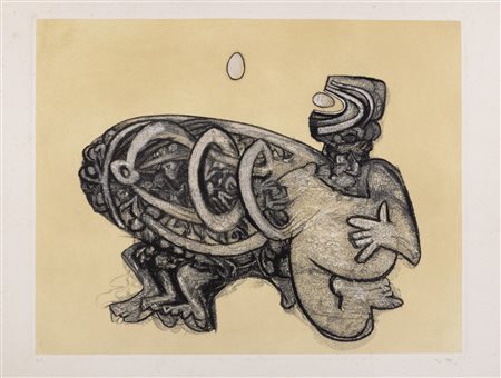 Roberto Sebastian Matta (Santiago Del Cile  1911-Civitavecchia 2002)  - Uovo