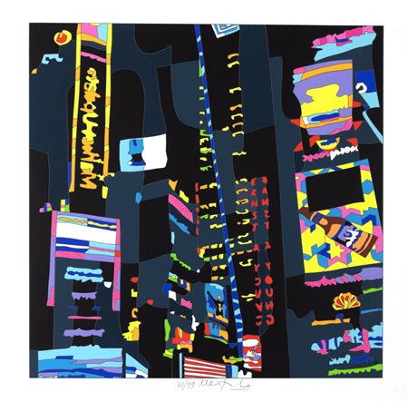 Ugo Nespolo (Mosso 1941)  - Metropoli