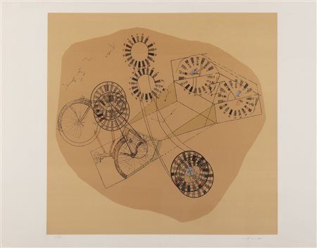 Max Ernst (Brühl 1891-Parigi 1976)  - Vademecum mobile, 1971