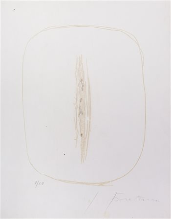 Lucio Fontana (Rosario 1899-Varese 1968)  - Concetto spaziale, 1964