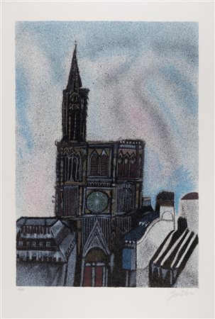 Franco  Gentilini (Faenza 1909-Roma 1981)  - Les Cathédrales de France