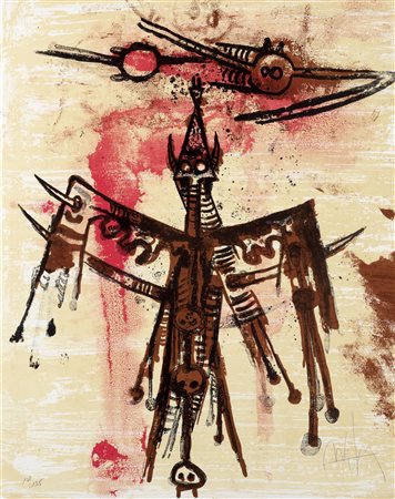 Wifredo Lam (Sagua la Grande 1902-Parigi 1982)  - El circulo de piedra