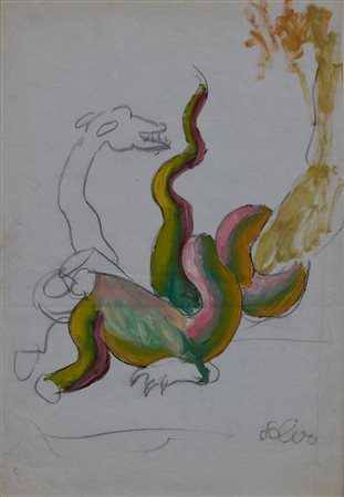 SALVO Senza titolo ( Studio per Ercole e l'Idra ), 1978