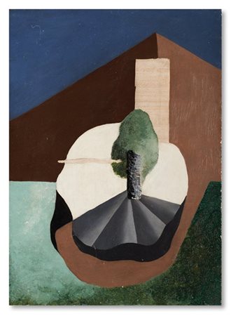 Fillia "Paesaggio" 1931
olio su cartoncino applicato su tela
cm 46x33,5

Proveni