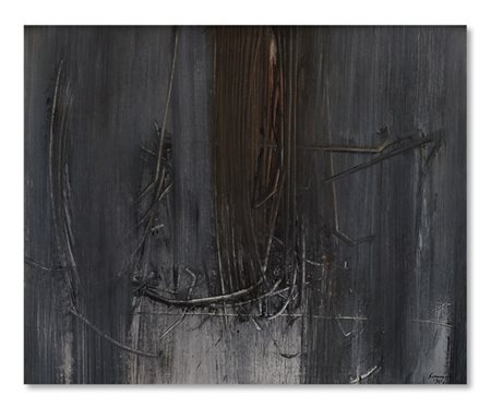 Emilio Scanavino "Forma acquatica" 1961
olio su tela
cm 81x99,5
Firmato e datato