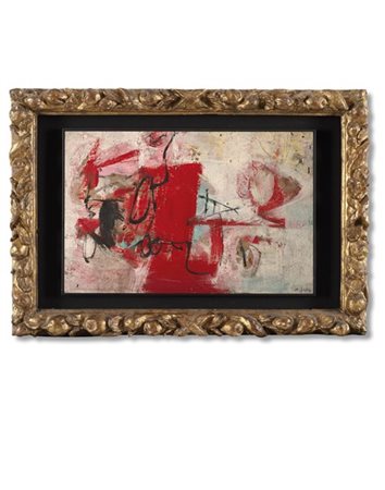 Afro "Per Colorado" 1967
olio, tempera e tecnica mista su tavola
cm 31,2x48
Firm