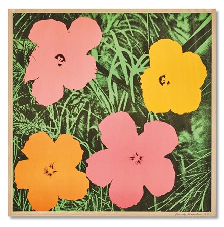Andy Warhol "Flowers" 1964
offset litografia a colori
cm 58,5x58,5
Firmata e dat