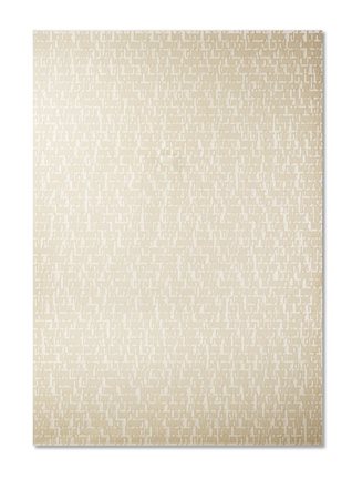 Irma Blank "Global Writings B" 2000-2008
scrittura digitale serigrafata su accia