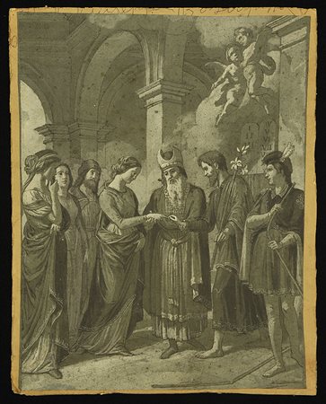 GIUSEPPE BEZZUOLI (1784-1855). BOTTEGA DI Le nozze di Giuseppe e Maria...