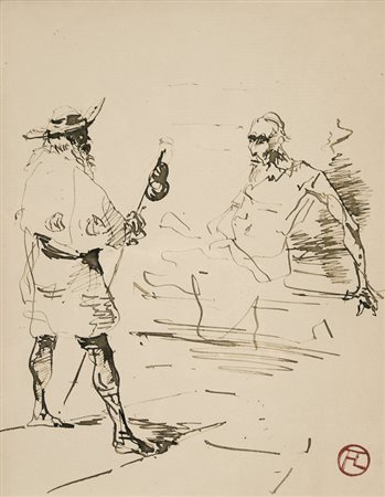 HENRI DE TOULOUSE LAUTREC (1864-1901) Diogene 1878 ca. Diogene, 1878 ca....