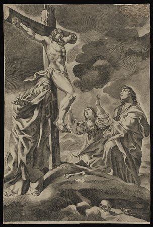 GIOVANNI LANFRANCO (15821647). DA Crocifissione con la Madonna, la Maddalena...