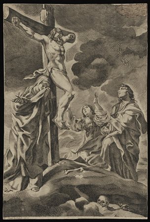 GIOVANNI LANFRANCO (15821647). DA Crocifissione con la Madonna, la Maddalena...