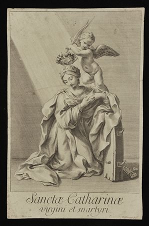NICOLAS DORIGNY (16571746) Sanctae Catherinae virgini et martyri (da Carlo...