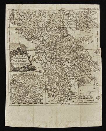 JEANBAPTISTE BOURGUIGNON D'ANVILLE (1697–1782) La Grecia propriamente detta...