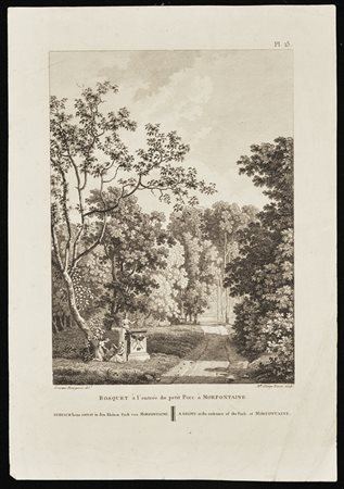 OLYMPE NEVEU (ATTIVA TRA IL XVIII E IL XIX SECOLO) Bosquet à l'entrée du...