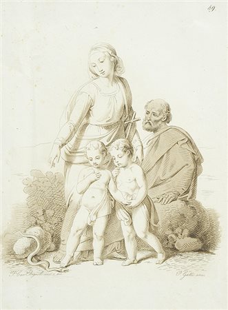 P. GATTI (XIX SECOLO) E FILIPPO BIGIOLI (17981878) La Madonna del Serpe...