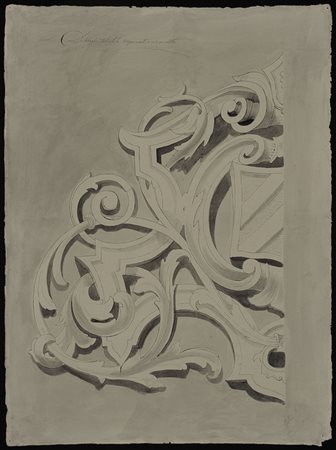 GIUSEPPE GOLTARA. XIX SECOLO Dodici studi di ornato Inchiostro a penna e a...