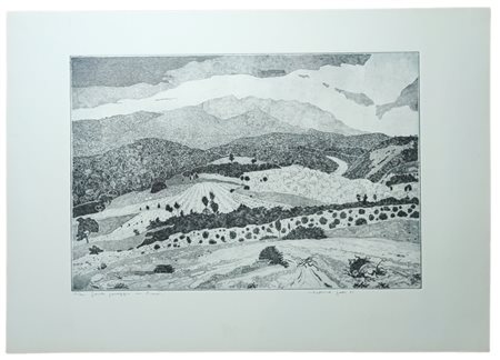 Federica Galli - Grande paesaggio sui Pirenei, 1961