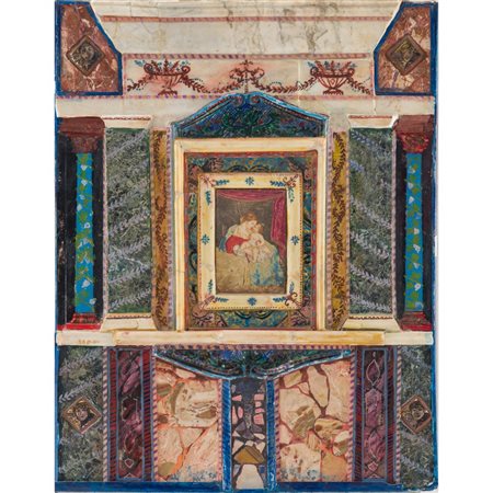 EDICOLA A TEMPIETTO E MINIATURA