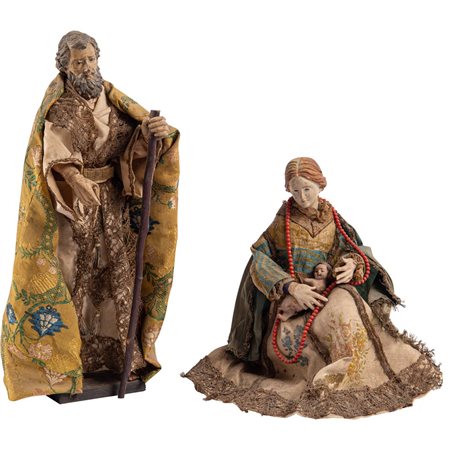 DUE SCULTURE IN TERRACOTTA