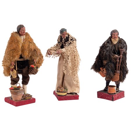 TRE PERSONAGGI DA PRESEPE