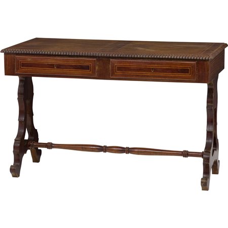 SCRITTOIO in legno di noce