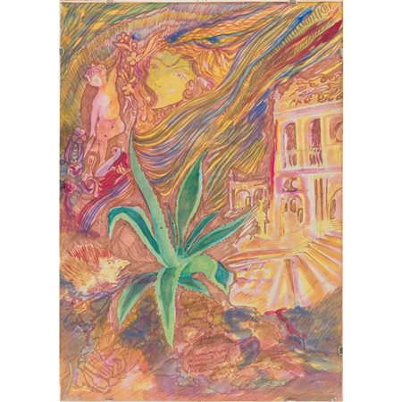 GABRIELE AREZZO, Figure femminili, cinque tecniche miste