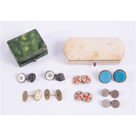 CINQUE COPPIE DI FERMAPOLSI